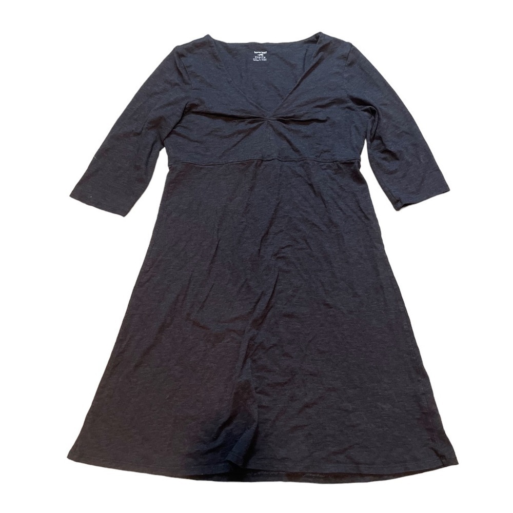 Horny Toad Dark Gray Dress Size M Womens V-Neck Dress